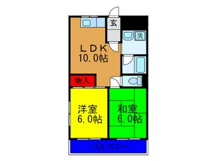 ヒロトモハイツの物件間取画像